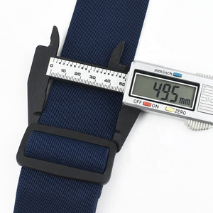 Bretelles pour homme Deepeel SP625 5*120cm noires élastiques en X pour uniformes de <span class=keywords><strong>travail</strong></span>, usage quotidien, clips robustes réglables, sangle élastique - Product Image 2