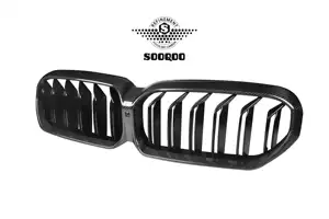 SOOQOO G30 Lci Front Grille For BMW 5 Series Bumper Grille For Bmw Dry Carbon Double Kidney Big Grille For BMW 5 Series G30 Lci