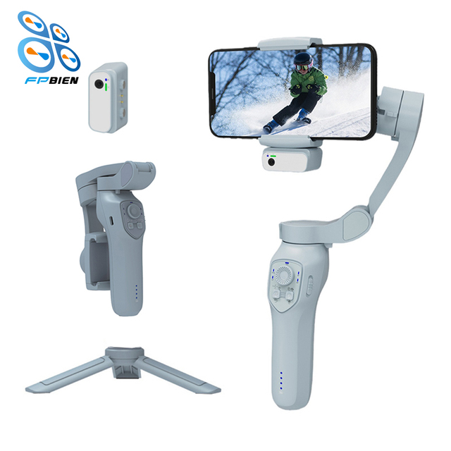 L7Cpro Plus Foldable Mobile Phone 360 Ai Tracking 3 Axis Gimbal Stabilizer with Tripod for Shoot Tiktok YouTube VLOG Selfie