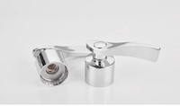 Robinet OEM personnalisé à levier coulissant et rotation, en laiton massif, finition chromée, design moderne, pour lavabo de salle de bain et cuisine