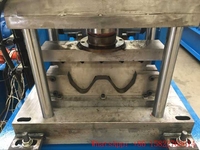 Barrera de choque galvanizada de 3 ondas, máquina de formación de rollos de barandilla de carretera
