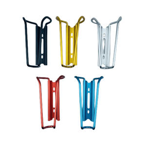Porte-bidon de vélo en alliage d'aluminium léger pour vélo de route et VTT, accessoire de cyclisme noir, argent, rouge, bleu, jaune - Product Image 3