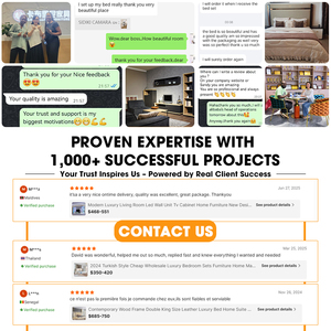 Set Mobili di Lusso per Camera da Letto Matrimoniale Completa con Letto King Size Struttura Moderna in Legno per Arredamento Casa - Product Image 6