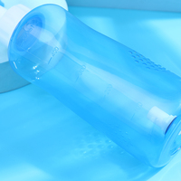Bouteille de lavage nasal à débit automatique 300 ml 500 ml, sans BPA, Neti Pot, bouteille de rinçage des sinus sans pression pour adultes et enfants