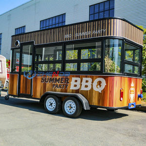 खानपान खाद्य ट्रक पूरी तरह से सुसज्जित टैको ट्रेलरों मोबाइल रसोई पिज्जा कॉफी कार्ट आइस क्रीम बीबीसी ट्रक सस्ता मोबाइल फूड ट्रेलर - Product Image 5