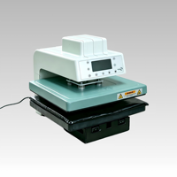 Presse à chaleur automatique 38*38cm, presse à transfert thermique multi-tailles pour l'impression de t-shirts à manches courtes et de vêtements