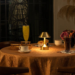 Wholesale Rechargeable Cordless Aluminum Table <b>Lamp</b> IP54 Rated Remote Control Flexible Modern Design Bedroom Stylish Decor Piece - Product Image 4