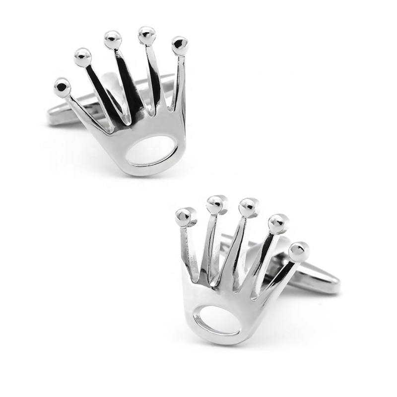 Custom Square Zirconia Cufflinks Luxury Stainless