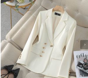 Costume Professionnel Femme S-4XL à Manches Longues, Veste de Travail Formelle - Product Image 6