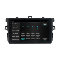Lecteur radio multimédia 9 pouces, lecteur vidéo GPS Android pour Toyota Corolla 2008 2009 2010 2011 2012 2013