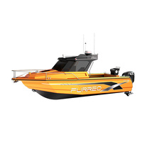 Kapal Pancing Lepas Pantai Baru dengan Fitur Mega Yacht, Konsol Tengah, Mesin Luar, Konstruksi Aluminium Alloy untuk Rekreasi dan Olahraga