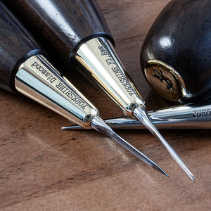 Aiguille à coudre en cuir de style japonais, aiguille diamantée conique, outils en cuir - Product Image 2