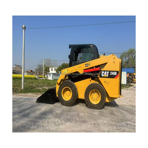 Cargadora Compacta Usada CAT 246D con Motor Original, Totalmente Inspeccionada, Bajo Número de Horas, Motor de 55 kW, Bomba de Caja de Cambios para Materiales de Construcción - Product Image 1