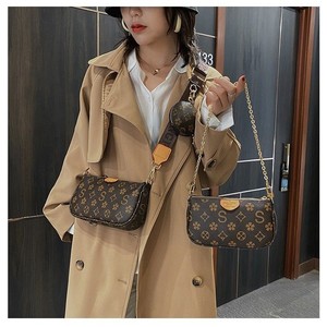 Classic Fashion Pu Women's Zipper Handbag Luxury Designer <b>Purse</b> <b>Wallet</b> Three-Piece Suit Crossbody Bag Vintage Shoulder Bag - Product Image 3