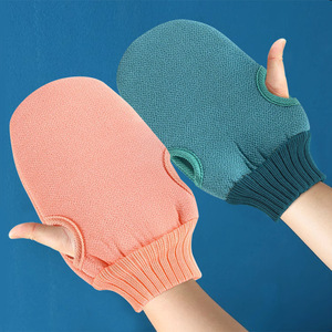 Strong exfoliating bath towel, double-sided <b>back</b> <b>scrubber</b>, bath mitt, exfoliating bath towel. - Product Image 3