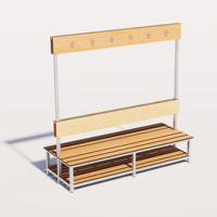 Casier et banc AOGAO HPL avec acier inoxydable 304, étanche, longueur personnalisable de 1m à 2,4m, montage au sol pour salle de sport/locutorium