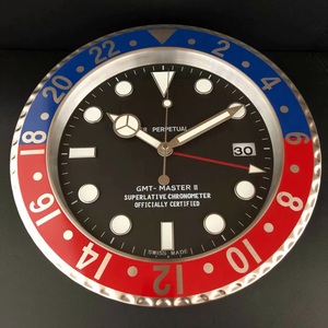 Reloj de Pared Creativo de Metal de 14 Pulgadas, Diseño Contemporáneo <span class=keywords><strong>para</strong></span> Decoración del Hogar, Movimiento de Cuarzo - Product Image 1