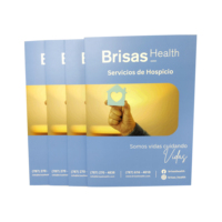Carpeta CG4411 con Logotipo Personalizado, Carpetas de Presentación Inmobiliaria en Papel A4 con Relieve, con Doble Bolsillo y Porta Tarjetas, Impresión