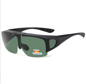 Lunettes de soleil de sport avec verres polarisés pour la pêche, la course à pied, le VTT, la conduite - Monture PC enveloppante pour une protection optimale - Product Image 2