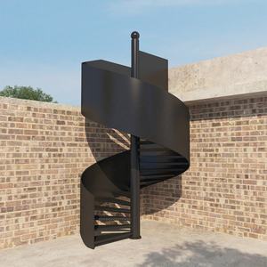 Escada Escada Espiral Do Vintage Designer Escada Escada Escada Escada Torcida Escadas Exteriores De Alumínio Escada De Metal Externa - Product Image 1