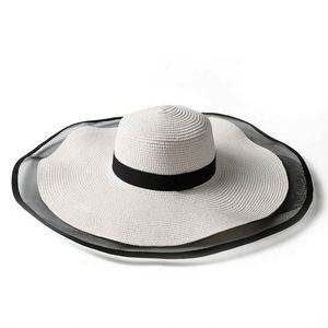 Large Brim <b>Hat</b> Versatile Fisherman <b>Hat</b> <b>Summer</b> Sun Shade Straw <b>Hat</b> - Product Image 3