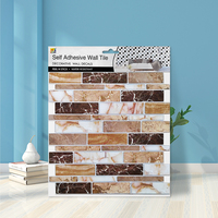 Autocollant de carrelage mural en marbre et petite pierre pour cuisine et décoration murale