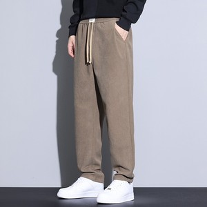 Pantaloni Dritti da <span class=keywords><strong>Uomo</strong></span> in Tessuto Waffle, Sottili Estivi, Casual Elasticizzati, Stile Sportivo Giovanile Americano di Tendenza - Product Image 1