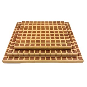 Bamboo Cutting Board <b>Set</b> 3 Piece Rectangle Double Sided For Kitchen Fruit Home Use - Product Image 2
