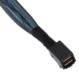 <span class=keywords><strong>Mini</strong></span> SAS HD 4i SFF-8643 SFF-8087 36pin Nylon áo khoác máy chủ đĩa cứng truyền dữ liệu cáp 12Gbps 100cm Braid cho máy tính - Product Image 6