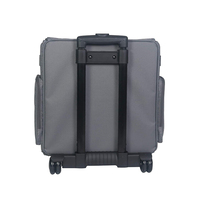 Étui organisateur pliable pour artisanat et art IRIS boîtes pour enseignants fourre-tout en polyester médical avec roues pour le stockage de scrapbooking