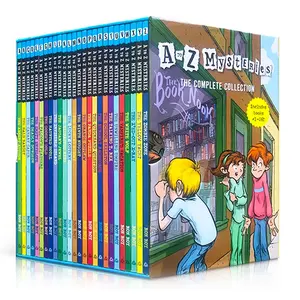 26 Bücher/Set A bis Z Mysterien Ron Roy Children Detective Reasoning Roman Kinder elementare Kapitel romane Englische Buchs ets