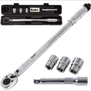 High-Precision 1/4-3/8-1/2 Hand Bicycle Torque Wrench <strong>Set</strong> with Hard Case <strong>Bit</strong> Preset <strong>Ratchet</strong> Bike Repair Tool Adjustable - Product Image 6