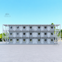 Conception modulaire de maisons conteneurs multi-étages pour la vente en gros en usine, utilisées pour les dortoirs en acier, les appartements, les bureaux familiaux
