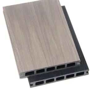 China Supplier cheap tiles anti scratch capped wpc moistureshield composite decking outdoor boards synthetic decking material