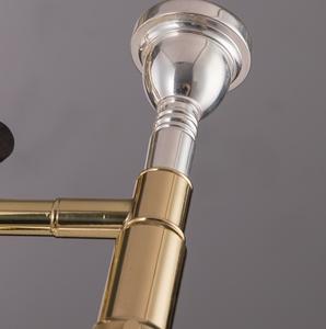 <span class=keywords><strong>Trombone</strong></span> ténor en Sib bémol intermédiaire avec F, comprenant embouchure, gants, chiffon de nettoyage et étui - Product Image 3