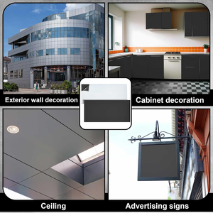 Panneau composite en aluminium haute résistance aux intempéries PE/PVDF 3/4 mm ACP pour revêtement mural/façade extérieure/décoration de bâtiment - Product Image 5