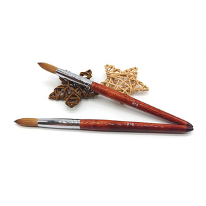 # Pinceau à ongles en acrylique 100% Kolinsky avec manche en bois de 18 mm pour extension de poudre acrylique, nail art et manucure en salon (OEM) - Product Image 2