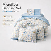 Parure de lit en microfibre en gros – Linge de lit doux imprimé, plusieurs tailles, approvisionnement stable direct usine pour les distributeurs mondiaux