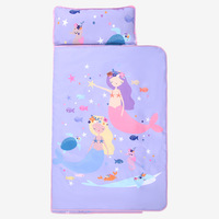 Tapis de sieste matelassé pour tout-petit, couleur personnalisée, doux pour la peau, avec oreiller et couverture – Le choix idéal