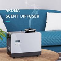 Diffuseur d'arômes intelligent électrique sans eau OEM ODM 101200ml 3000Cbm avec télécommande, diffuseur de parfum en métal pour usage domestique et hôtelier