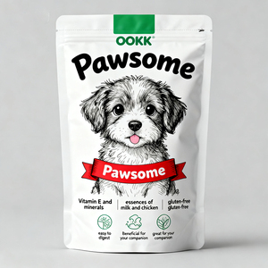 Sac à fond plat refermable avec impression de logo personnalisé, sac à fond plat <span class=keywords><strong>pour</strong></span> aliments secs <span class=keywords><strong>pour</strong></span> chiens chats poissons et animaux de compagnie, emballage d'aliments <span class=keywords><strong>pour</strong></span> oiseaux sauvages - Product Image 5