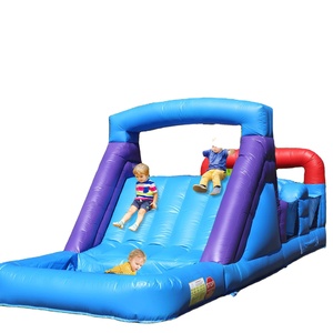 Tobogán Acuático Inflable Resistente con Castillo Hinchable y Soplador, Diversión Húmeda y Seca para Fiestas Infantiles y <span class=keywords><strong>Alquiler</strong></span> - Product Image 1
