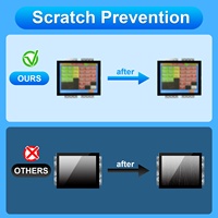 Monitor para Juegos Nuevo con Panel de Vidrio de 19 Pulgadas, Borde de Acero Inoxidable, Relación de Aspecto 4:3 e Interfaz USB