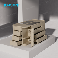 Îlot de rangement Topcent pour armoire avec tiroirs et support électronique