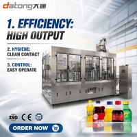 Machine de remplissage de boissons gazeuses monobloc 3 en 1 : rinçage, remplissage et bouchage – Équipement de production pour usine d'embouteillage de sodas et de boissons gazeuses