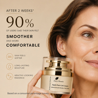 Crème pour le visage à base de cellules souches de culture de cellules végétales de pomme, formule suisse OEM, professionnelle, raffermissante, anti-rides, hydratante