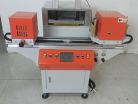 Machine à dorser les bords de cartes en promotion, avec système de contrôle PLC, fabrication professionnelle pour bords arrondis