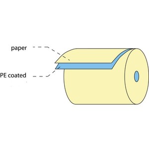 Rouleau de papier enduit de PE, sac en papier laminé brillant personnalisé pour sucre / noix / sel / crème glacée avec impression flexographique - Product Image 5