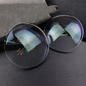 Danyang Optica Factory 1.49 1.56 1.61 1.67 Lentilles optiques progressives <span class=keywords><strong>anti</strong></span>-réfléchissantes semi-finies - Product Image 1