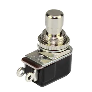 Daiertek SPST Momentary Soft Touch Foot Switch Normally Open 2 PIN Stomp Box Push Button Foot Switch for Guitar Effect Pedal